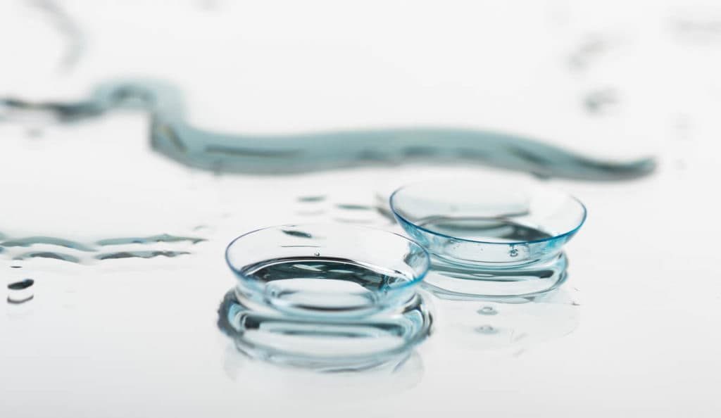 lenses next to some water